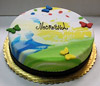 colorful custom cake for Morena's party!